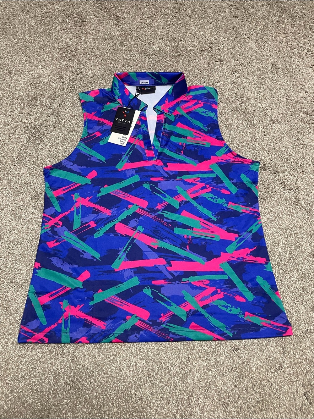 NWT Yatta Golf Sleeveless Polo Women’s XL